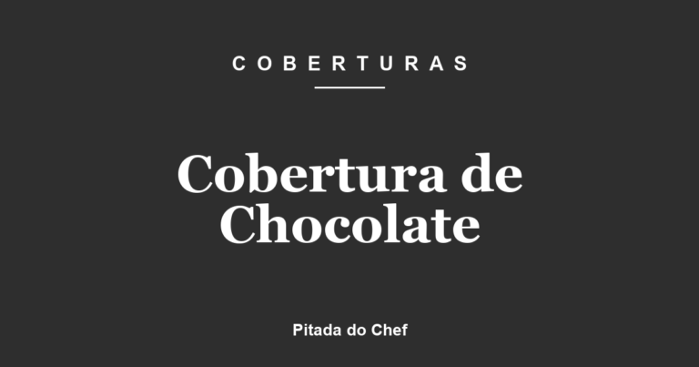 Cobertura de Chocolate