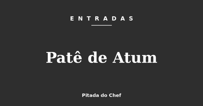 Patê de Atum