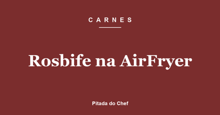 Rosbife na AirFryer