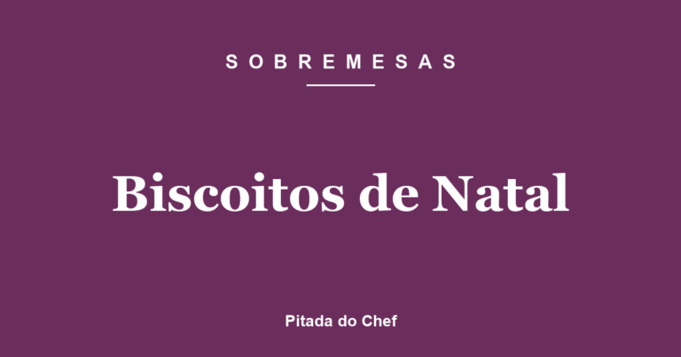 Biscoitos de Natal