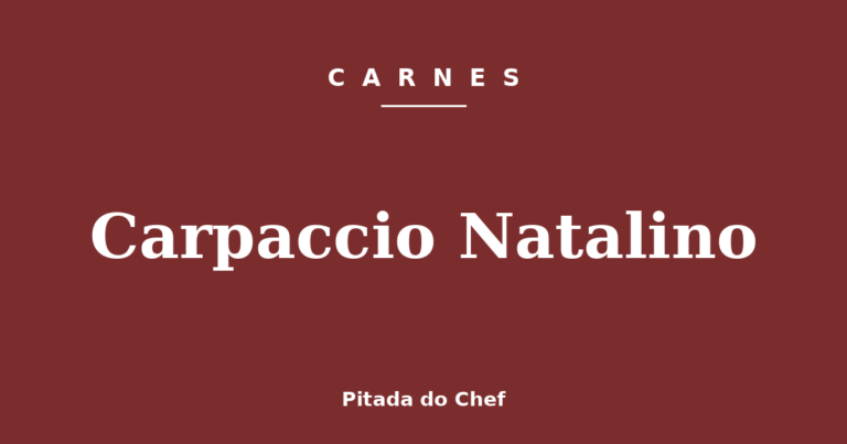 Carpaccio Natalino