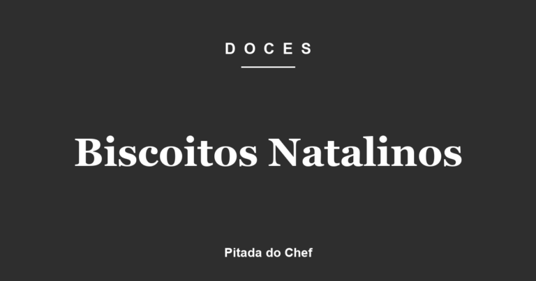 Biscoitos Natalinos