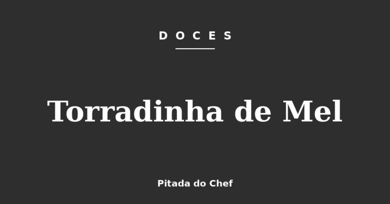 Torradinha de Mel