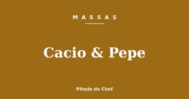 Cacio & Pepe