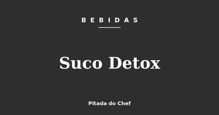 Suco Detox