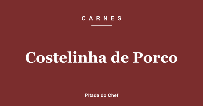 Costelinha de Porco com Cerveja Preta