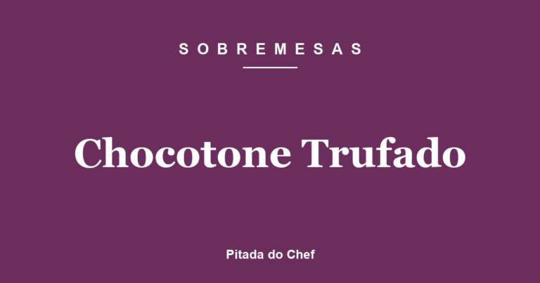 Chocotone Trufado