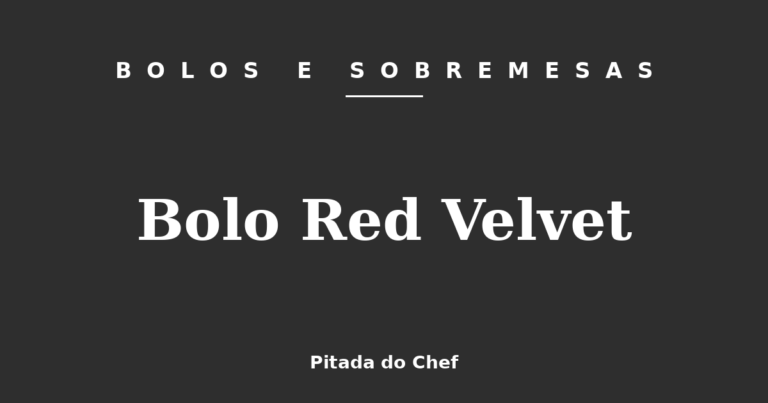 Bolo Red Velvet