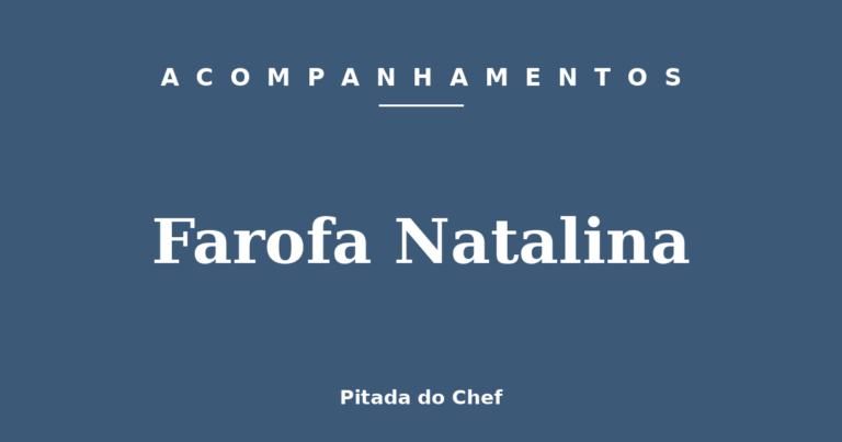 Farofa Natalina