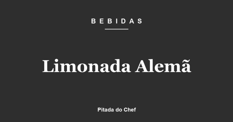 Limonada Alemã