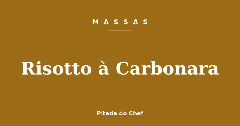 Risotto à Carbonara