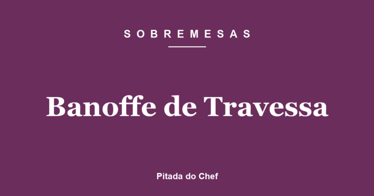 Banoffe de Travessa