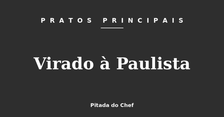 Virado à Paulista