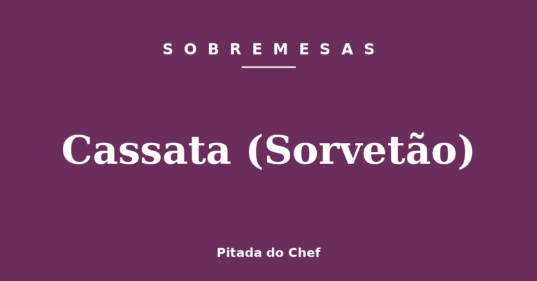 Cassata (Sorvetão)