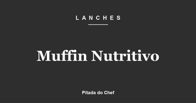 Muffin Nutritivo