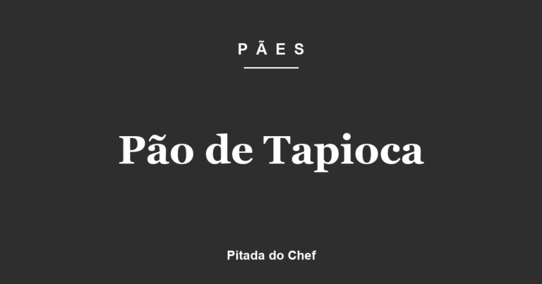 Pão de Tapioca