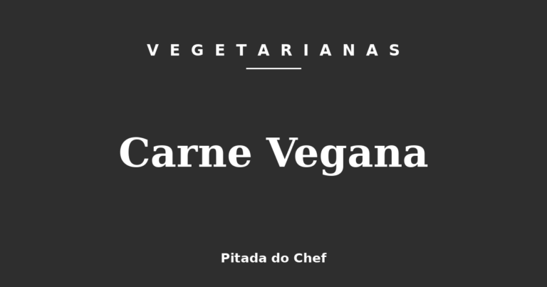 Carne Vegana