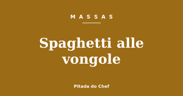 Spaghetti alle vongole