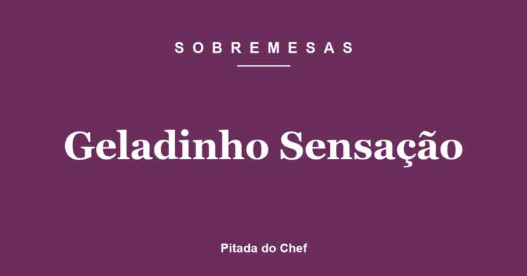 Geladinho Sensação