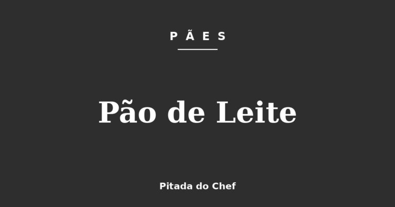 Pão de Leite