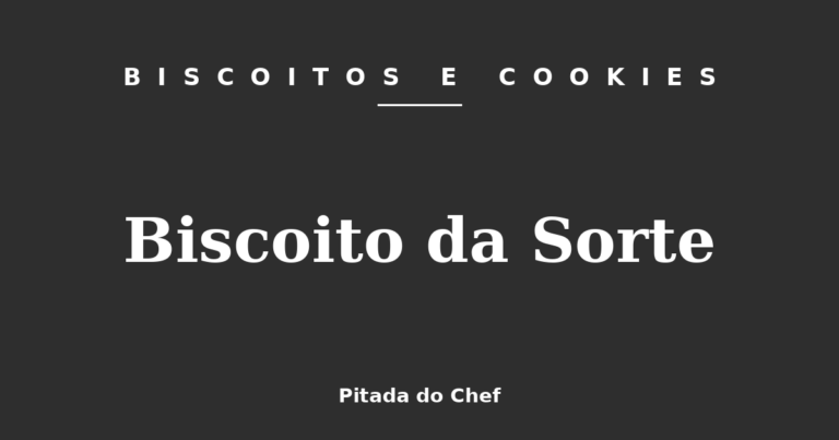 Biscoito da Sorte