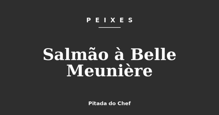 Salmão à Belle Meunière