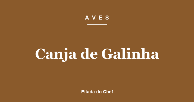 Canja de Galinha