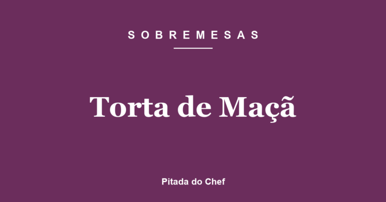 Torta de Maçã