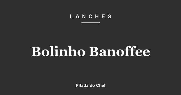 Bolinho Banoffee