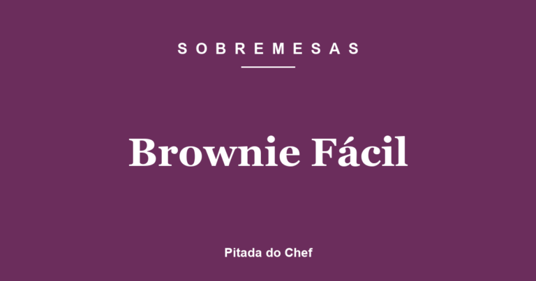 Brownie Fácil