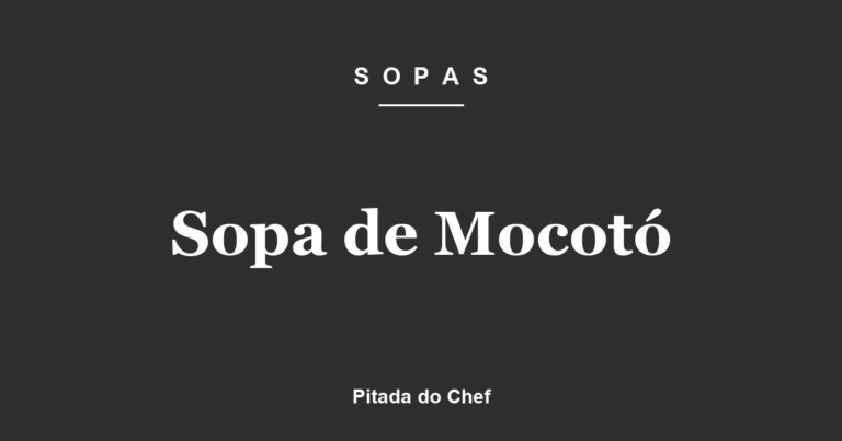 Sopa de Mocotó