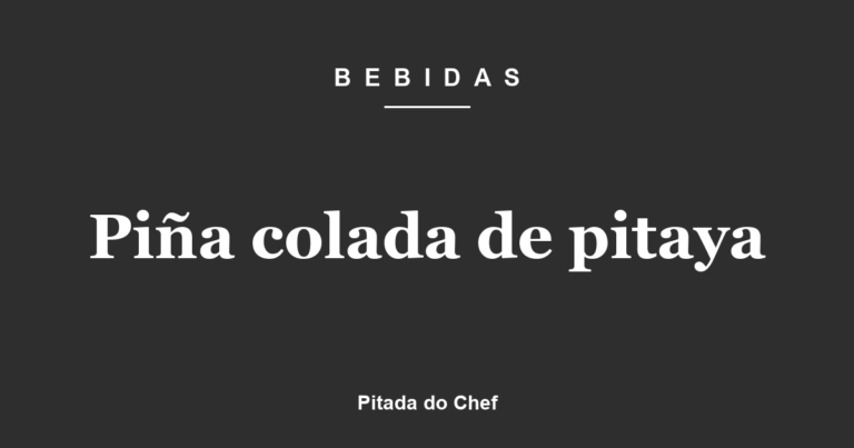 Piña colada de pitaya
