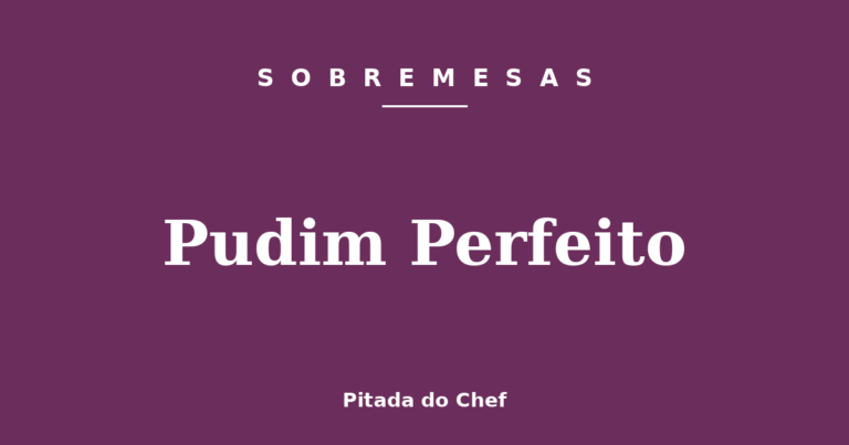 Pudim Perfeito