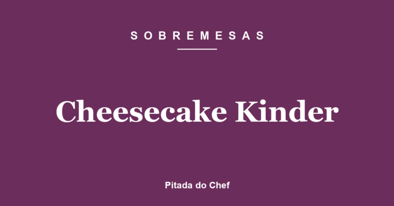 Cheesecake Kinder