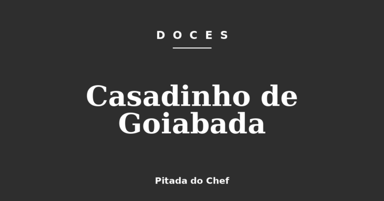 Casadinho de Goiabada