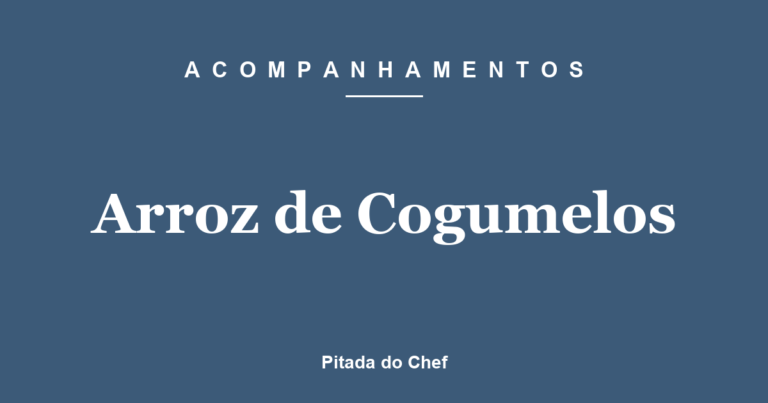 Arroz de Cogumelos