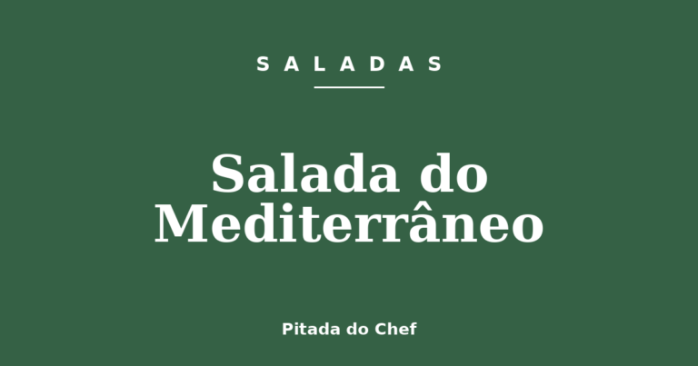 Salada do Mediterrâneo