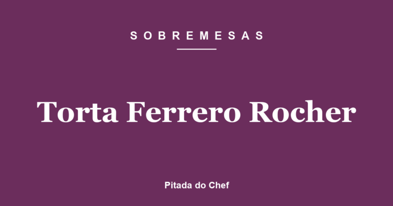 Torta Ferrero Rocher