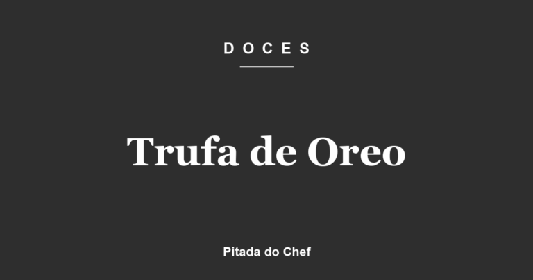 Trufa de Oreo