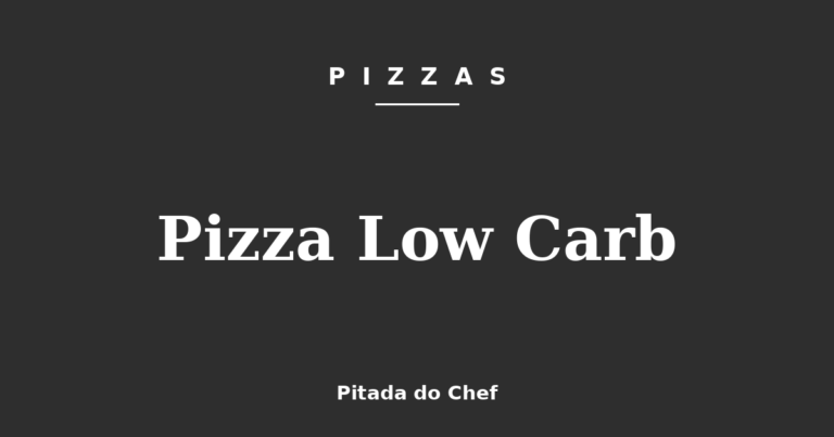 Pizza Low Carb