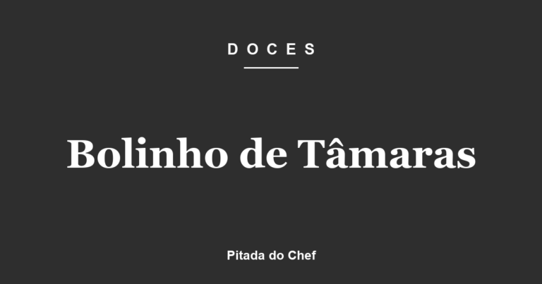 Bolinho de Tâmaras