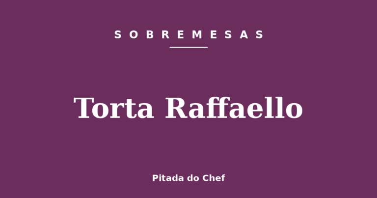 Torta Raffaello