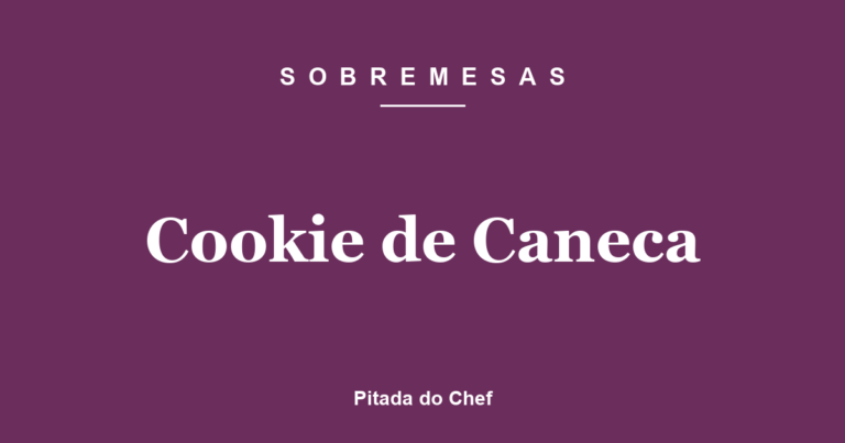 Cookie de Caneca