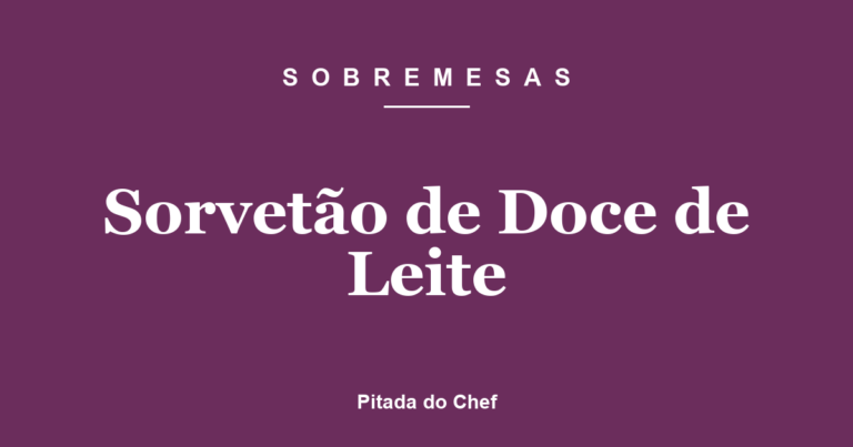 Sorvetão de Doce de Leite