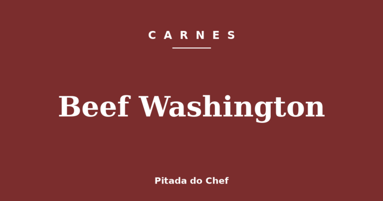 Beef Washington