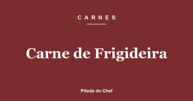 Carne de Frigideira