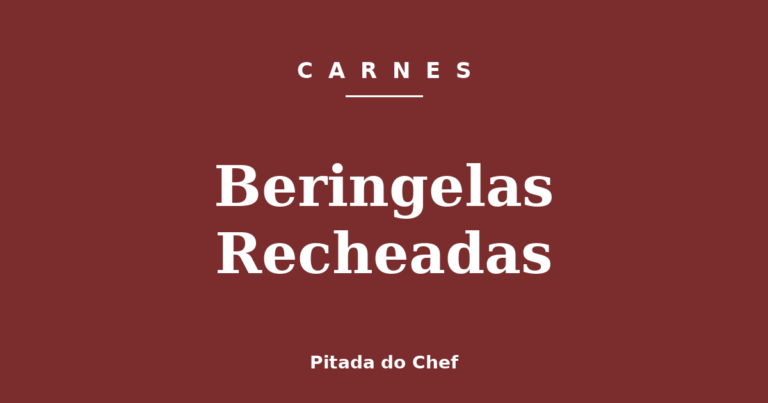 Beringelas Recheadas