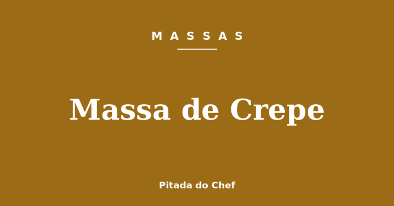 Massa de Crepe