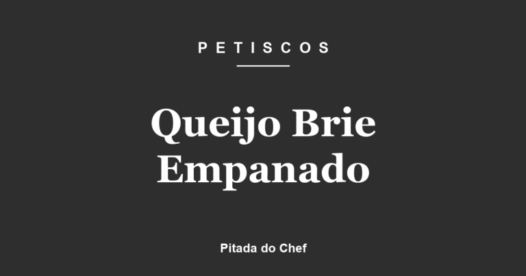 Queijo Brie Empanado