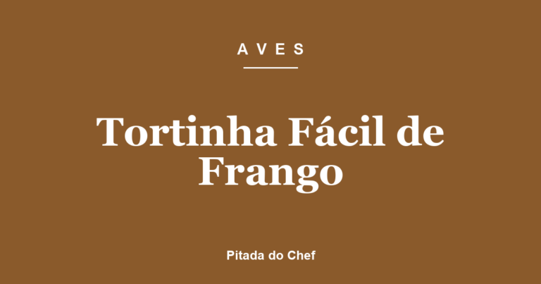 Tortinha Fácil de Frango